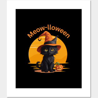 Cat Lovers Halloween Posters and Art